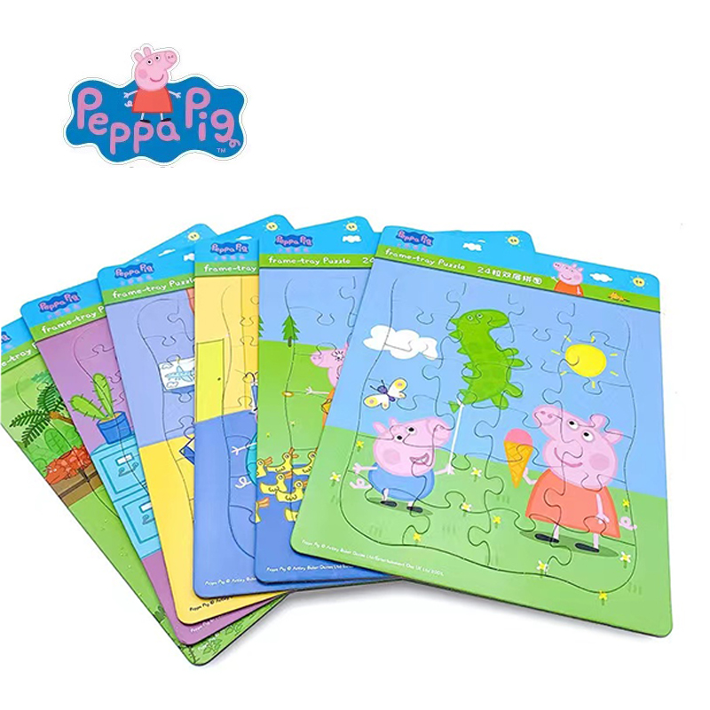 Kids Toys 3 Year Old - Peppa pig Figures MINI Puzzles Jouets
