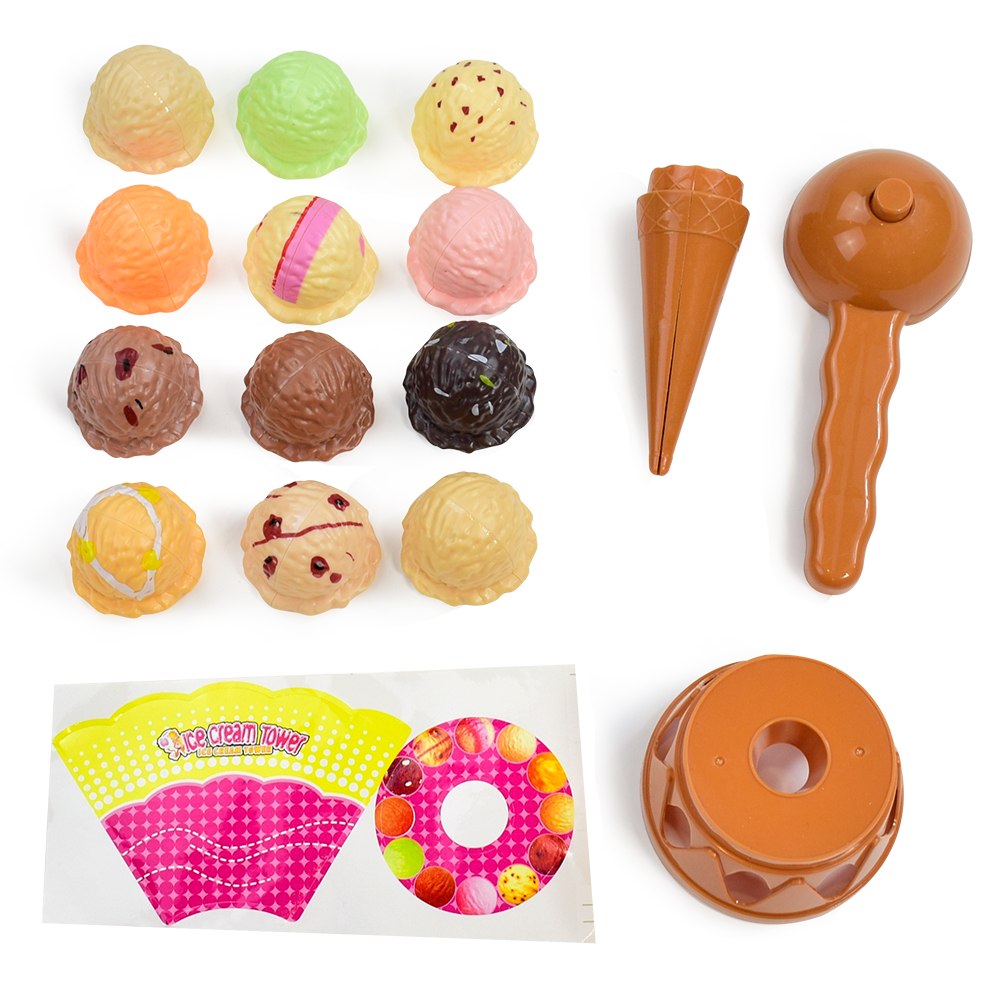 Jeux d'empilage de crème glacé - Kids Toys Kitchen Set avis et prix